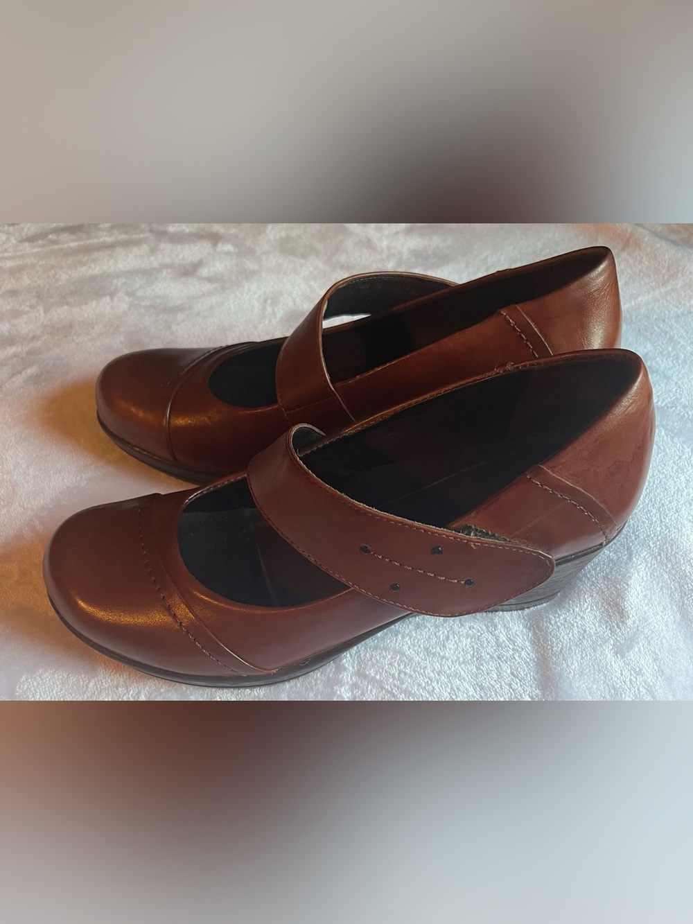 Dansko - Mary Jane  wedge size 38 color brown - Picture 2 of 7